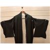 Image 2 : Black Japanese Kimono w/ Floral Design & Tag Marked 2020 N  Women's One Size