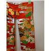 Image 2 : Red Japanese Wedding Kimono w/ Floral Design, Women's One Size
