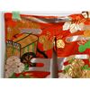 Image 8 : Red Japanese Wedding Kimono w/ Floral Design, Women's One Size