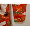 Image 8 : Red Japanese Wedding Kimono w/ Bird Design, Women's One Size