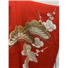 Image 24 : Red Japanese Wedding Kimono w/ Floral Design, Women's One Size