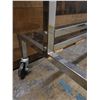 Image 4 : Rolling Metal Garment Clothing Rack 49"L x 20"W x 60"min Ht/81"max Ht