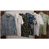 Image 1 : Qty 6 Aloha Shirts Paikaji-L, T&L-S, Y Not-XL, RJC S, etc