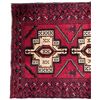 Image 2 : High Quality Persian Rug - Traditional Tribal Motifs with Rich Colors - Approx Size: 34" x 56.5"