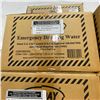 Image 2 : Lot of Garment Bags & Emergency Supplies, Including - Multiple boxes of Uline 0.6 mil Garment Bags (