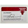 Image 1 : Chicago Bulls Chairman Jerry Reinsdorf signed business card