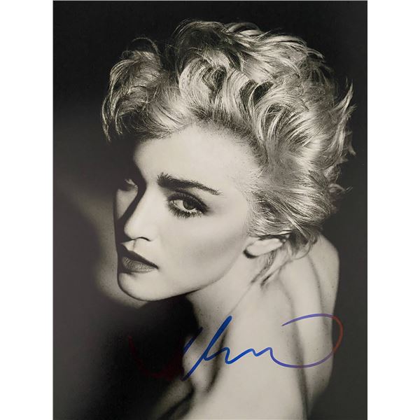 Madonna signed photo