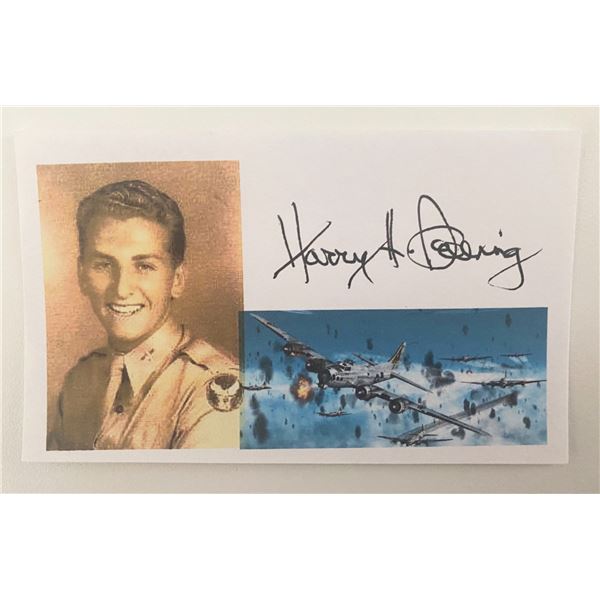 USAF Harry Selling signed cut