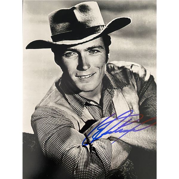 Rawhide Clint Eastwood signed photo