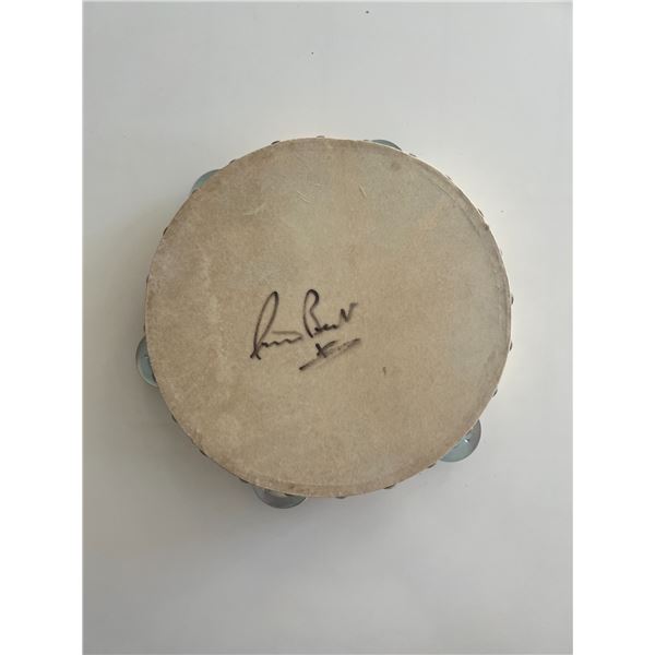 Beatles Pete Best signed tambourine