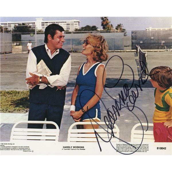 Hardly Working signed movie photo