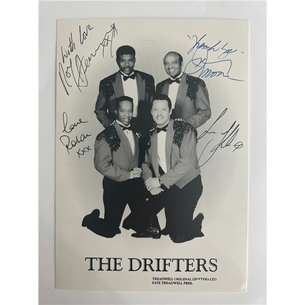 The Drifters signed photo