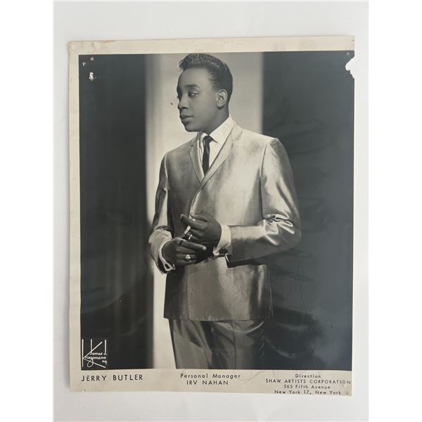 The Impressions Jerry Butler signed photo
