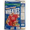 Image 1 : NFL Legend Ronnie Lott LeRoy Neiman Illustrated Honey Frosted Wheaties Cereal Box