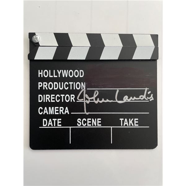 Trading Places Director John Landis signed movie clapperboard