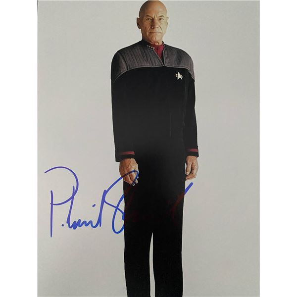 Star Trek Patrick Stewart signed photo