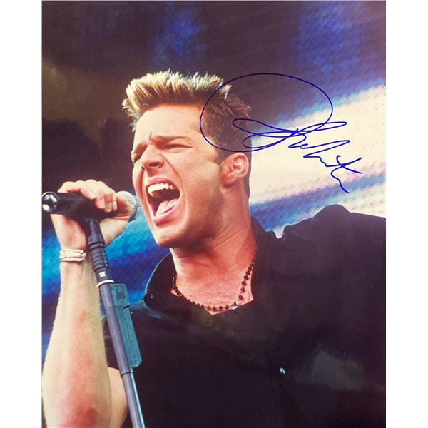 Pop Sensation Ricky Martin signed photo