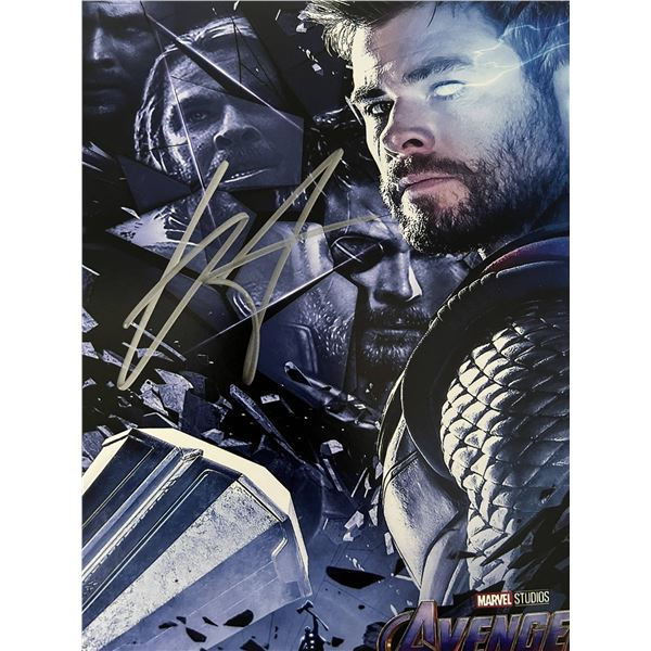 Avengers: Endgame Chris Hemsworth signed movie photo