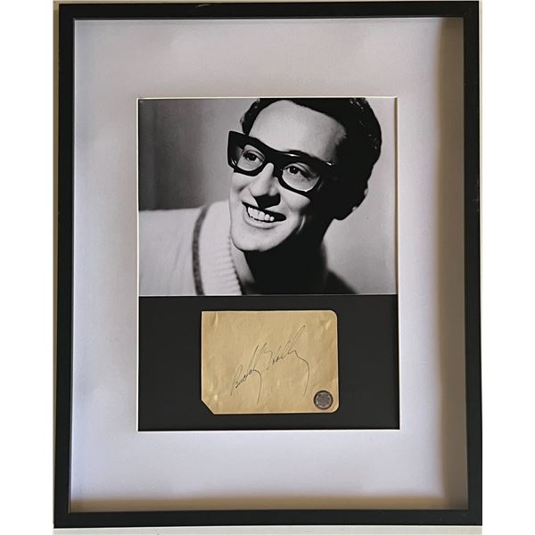 Music Legend Buddy Holly original signature collage