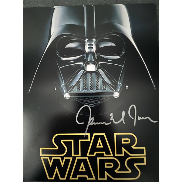 Star Wars Darth Vader James Earl Jones signed photo