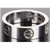 Image 1 : CARTIER 18K WHITE GOLD LOVE NE 5804 RING