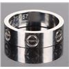 Image 2 : CARTIER 18K WHITE GOLD LOVE NE 5804 RING