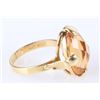 Image 3 : ~12.0CT CITRINE 18K YELLOW GOLD LADIES RING