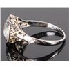 Image 5 : ANTIQUE AQUAMARINE 14K WHITE GOLD LADIES RING