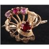 Image 1 : 14K YELLOW GOLD RUBY SPINEL LADIES RING