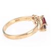 Image 3 : 10K YELLOW GOLD MULTI-GEMSTONE LADIES RING