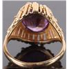 Image 3 : 3.5CT PURPLE IOLITE 14K YELLOW GOLD LADIES RING