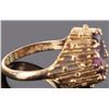 Image 4 : 3.5CT PURPLE IOLITE 14K YELLOW GOLD LADIES RING