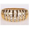 Image 4 : ASSORTED GOLD & SILVER LADIES FASHION RINGS (3)