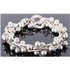 Image 1 : STERLING SILVER BEADED LADIES BRACELET
