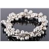 Image 2 : STERLING SILVER BEADED LADIES BRACELET
