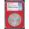 Image 1 : 2016 MS-70 1ST DAY ISSUE AMERICAN SILVER EAGLE NGC