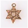 Image 2 : 14K YELLOW GOLD RUBY SAPPHIRE STAR PENDANT