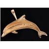 Image 2 : 14K YELLOW GOLD DOLPHIN LADIES PENDANT