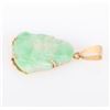 Image 2 : 18K SMOKY JADE BUDDHA PENDANT