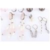 Image 3 : STERLING SILVER LADIES EARRINGS COLLECTION - (18)