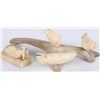 Image 1 : INUIT NATIVE ALASKAN CARVED BONE SEAL ART