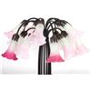 Image 2 : VINTAGE TIFFANY STYLE TULIP 15 PINK  LILY LAMP