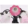 Image 5 : VINTAGE TIFFANY STYLE TULIP 15 PINK  LILY LAMP
