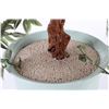 Image 4 : VINTAGE GLASS CARVED BONSAI TREE W/ POT