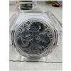 Image 1 : NEW 2024 1/2 oz AUSTRALIA DRAGON REVERSE PROOF 50 CENT SILVER COIN 1952-2022 UNC