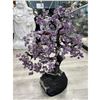 Image 2 : 29 X 26 INCH  AMETHYST CRYSTAL TREE WITH AMETHYST BASE ( BRAZIL HANDMADE )