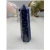Image 3 : 3.1 INCH  LAPIS LAZULI  TOWER WITH PYRITE