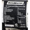 Image 2 : MOTOMASTER AIR COMPRESSOR. TESTED TO POWER ON