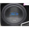 Image 3 : TWO 12" ALPINE SUBWOOFERS IN BASSWORX ENCLOSURE