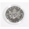 Image 2 : *GST EXEMPT* 1994 CANADA 1-OZ FINE SILVER MAPLE LEAF COIN IN